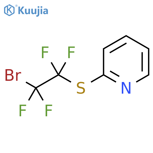2-((2-Bromo-1,1,2,2-tetrafluoroethyl)thio)pyridine structure
