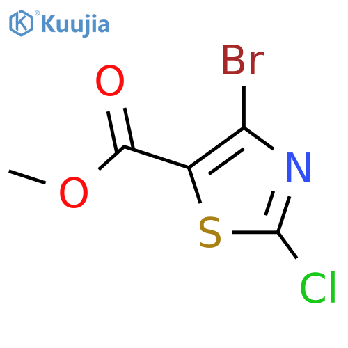 Methyl 4-Bromo-2-chlorothiazole-5-carboxylate structure