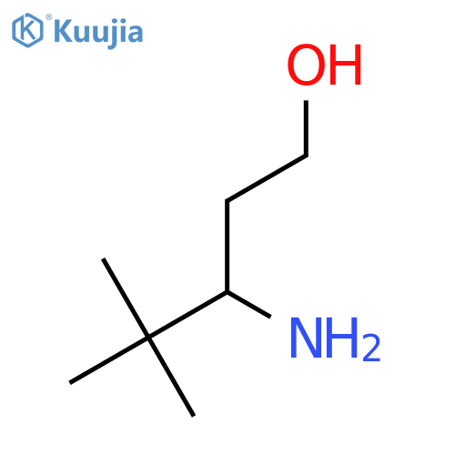 3-Amino-4,4-dimethylpentan-1-ol structure
