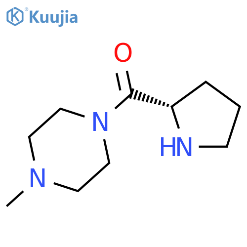 (4-METHYL-PIPERAZIN-1-YL)-(S)-PYRROLIDIN-2-YL-METHANONE structure
