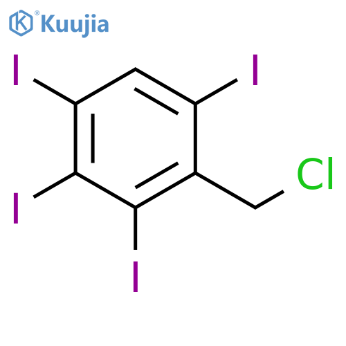 Benzene, 2-(chloromethyl)-1,3,4,5-tetraiodo- structure