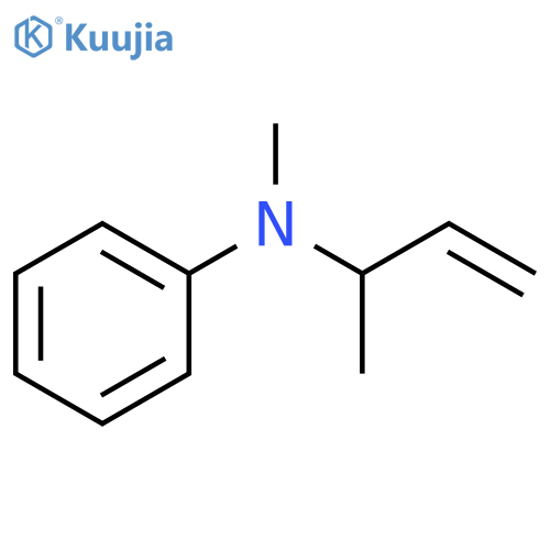 Benzenamine, N-methyl-N-(1-methyl-2-propenyl)- structure