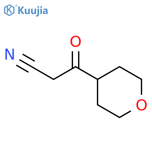 3-(oxan-4-yl)-3-oxopropanenitrile structure