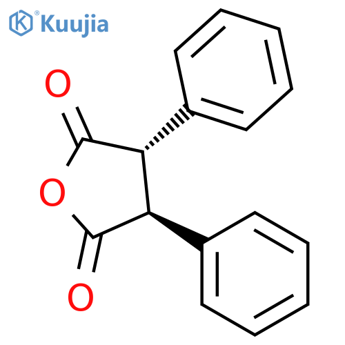 Dihydro-3,4-diphenyl-2,5-furandione structure