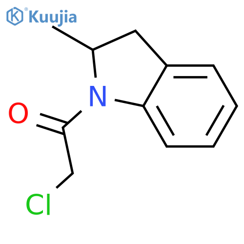 1-(Chloroacetyl)-2-methylindoline structure