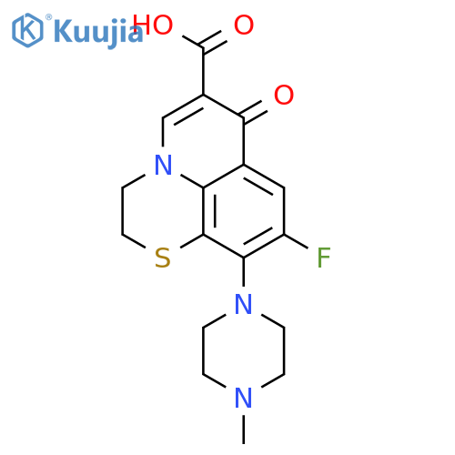 Rufloxacin structure