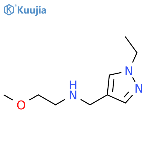 N-(1-Ethyl-1H-pyrazol-4-yl)methyl-2-methoxyethanamine structure