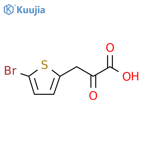 3-(5-BROMOTHIOPHEN-2-YL)-2-OXOPROPANOIC ACID structure