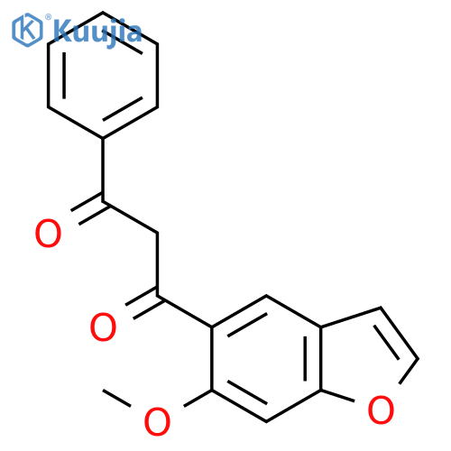 1-(6-Methoxybenzofuran-5-yl)-3-phenylpropane-1,3-dione structure