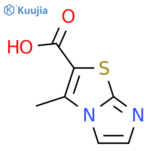 3-Methylimidazo2,1-bthiazole-2-carboxylic acid structure