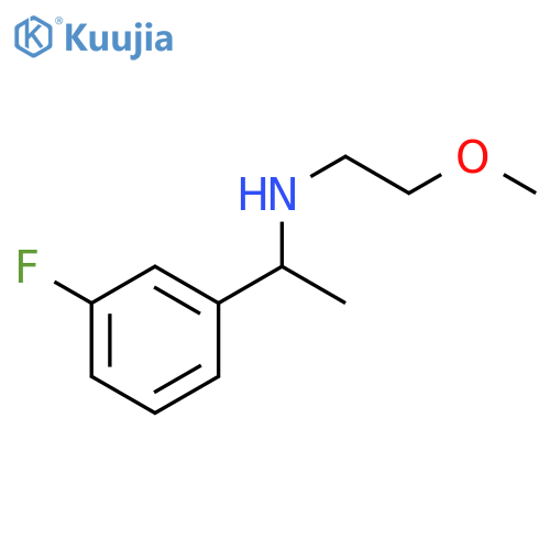 1-(3-fluorophenyl)ethyl(2-methoxyethyl)amine structure