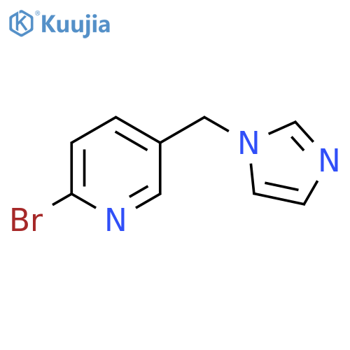 5-((1H-imidazol-1-yl)methyl)-2-bromopyridine structure