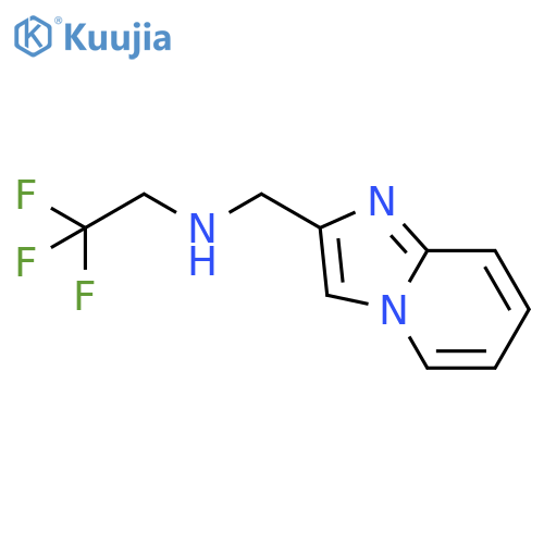 ({imidazo1,2-apyridin-2-yl}methyl)(2,2,2-trifluoroethyl)amine structure