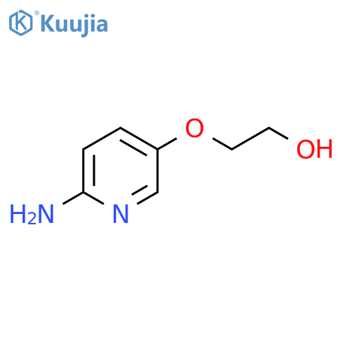 2-(6-aminopyridin-3-yl)oxyethan-1-ol structure