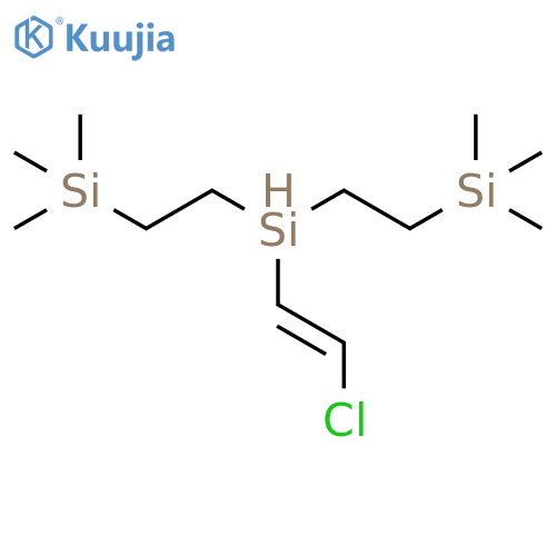 Silane, chloroethenylbis[2-(trimethylsilyl)ethyl]- structure
