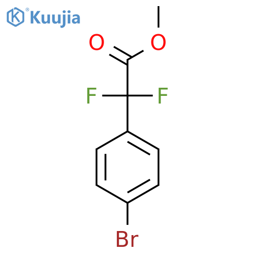 methyl 2-(4-bromophenyl)-2,2-difluoroacetate structure