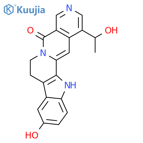 1-(1-hydroxyethyl)-10-hydroxy-7,8-dihydroindolo[2,3-a]pyrido[3,4-g]quinolizin-5(13H)-one structure