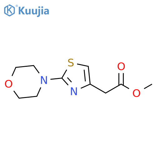methyl (2-morpholin-4-yl-1,3-thiazol-4-yl)acetate structure