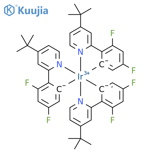 Ir[dF(t-Bu)-ppy]3 structure