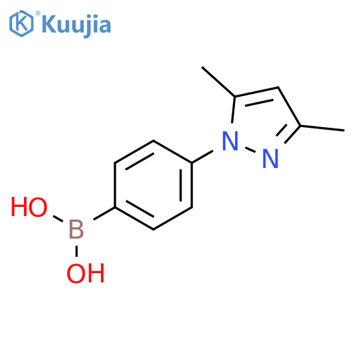 4-(3,5-Dimethyl-1H-pyrazol-1-yl)phenylboronic Acid structure