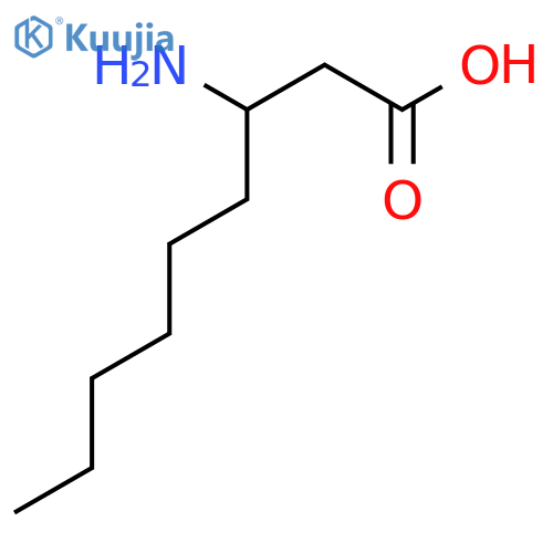 3-Aminononanoic acid structure