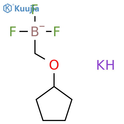 Potassium Cyclopentoxymethyltrifluoroborate structure