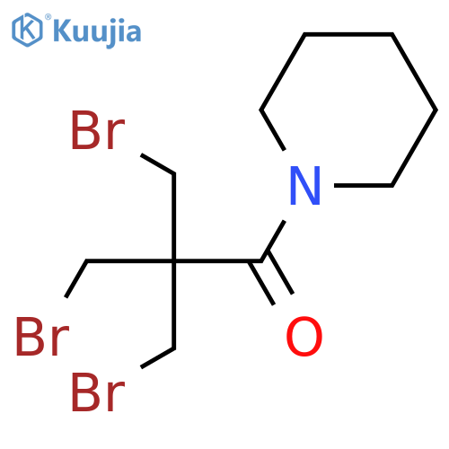 Piperidine, 1-[3-bromo-2,2-bis(bromomethyl)-1-oxopropyl]- structure