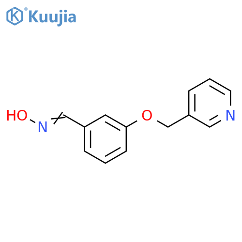 N-{3-(Pyridin-3-ylmethoxy)phenylmethylidene}hydroxylamine structure