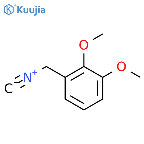 1-(isocyanomethyl)-2,3-dimethoxybenzene structure