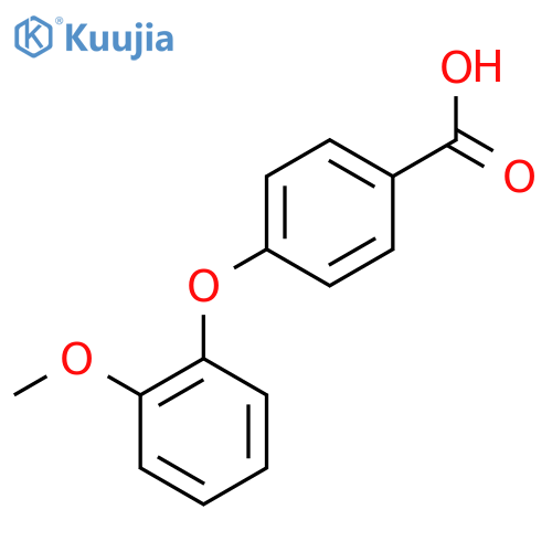 4-(2-methoxyphenoxy)benzoic Acid structure