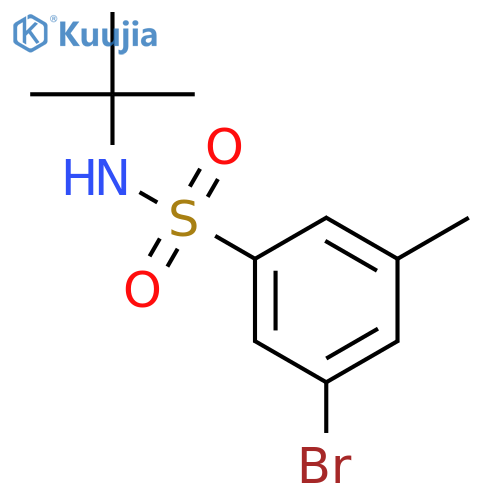 t-Butyl 3-Bromo-5-methylbenzenesulfonamide structure