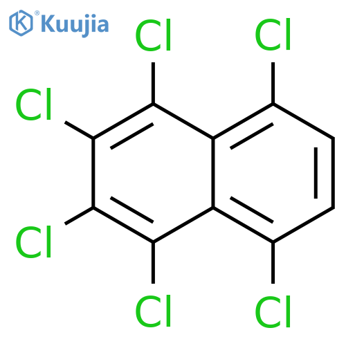 Naphthalene,1,2,3,4,5,8-hexachloro- structure