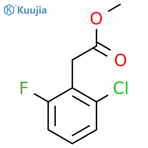 Methyl 2-(2-Chloro-6-fluorophenyl)acetate structure