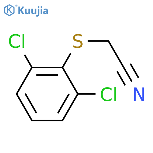 2-[(2,6-dichlorophenyl)sulfanyl]acetonitrile structure