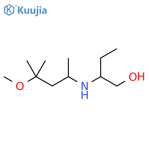 2-(4-methoxy-4-methylpentan-2-yl)aminobutan-1-ol structure