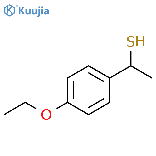 1-(4-ethoxyphenyl)ethane-1-thiol structure