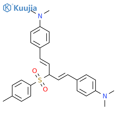 4,4'-(3-Tosylpenta-1,4-diene-1,5-diyl)bis(N,N-dimethylaniline) structure