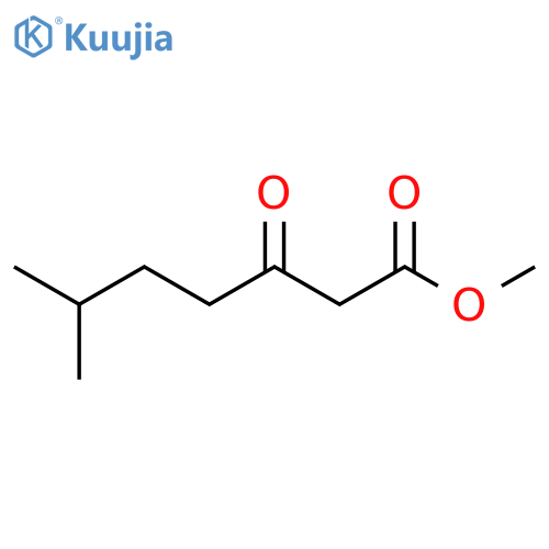 Methyl 6-methyl-3-oxoheptanoate structure