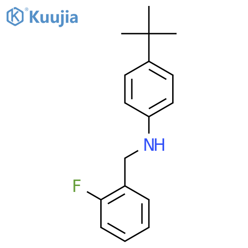 4-(2,2-dimethylpropyl)-n-(2-fluorobenzyl)aniline structure