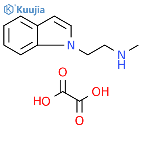[2-(1H-indol-1-yl)ethyl]methylamine oxalate structure