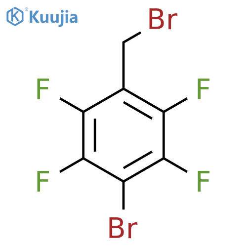 1-Bromo-4-(bromomethyl)-2,3,5,6-tetrafluorobenzene structure