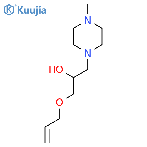 1-(4-Methylpiperazin-1-yl)-3-(prop-2-en-1-yloxy)propan-2-ol structure