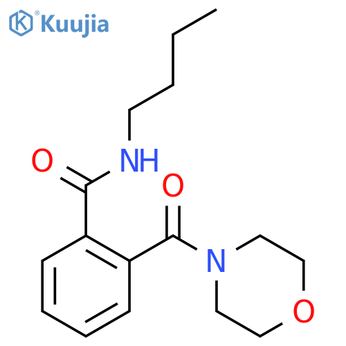 Benzamide,N-butyl-2-(4-morpholinylcarbonyl)- structure