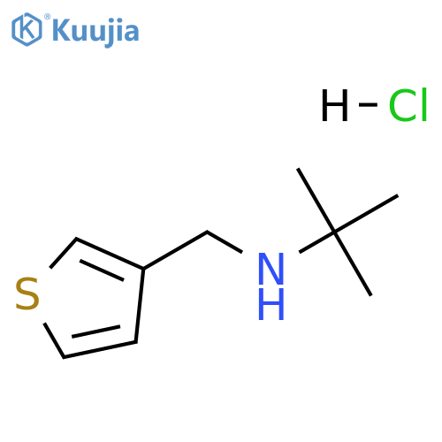 tert-butyl(3-thienylmethyl)amine hydrochloride structure