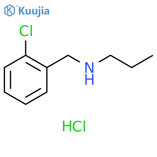 N-(2-chlorobenzyl)-1-propanamine hydrochloride structure