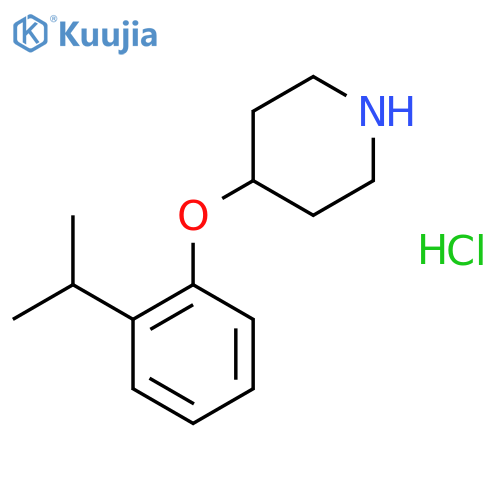 4-(2-Isopropylphenoxy)piperidine hydrochloride structure