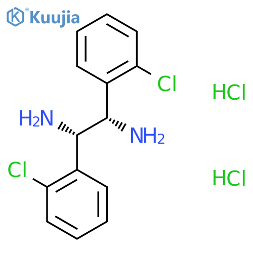 (1S, 2S)-1,2-Bis(2-Chlorophenyl)-1,2-Ethanediamine Dihydrochloride structure