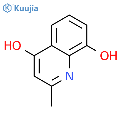 2-Methylquinoline-4,8-diol structure