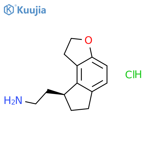 2-(2,6,7,8-Tetrahydro-1H-indeno5,4-bfuran-8-yl)ethanamine Hydrochloride structure