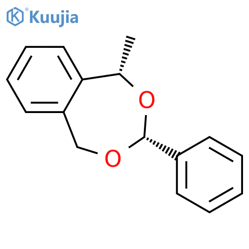 2,4-Benzodioxepin, 1,5-dihydro-1-methyl-3-phenyl-, cis- structure